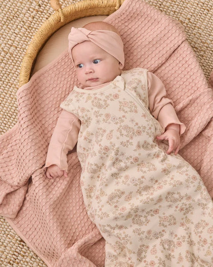 Quincy Mae Knotted Headband Dusty Rose 0-12M