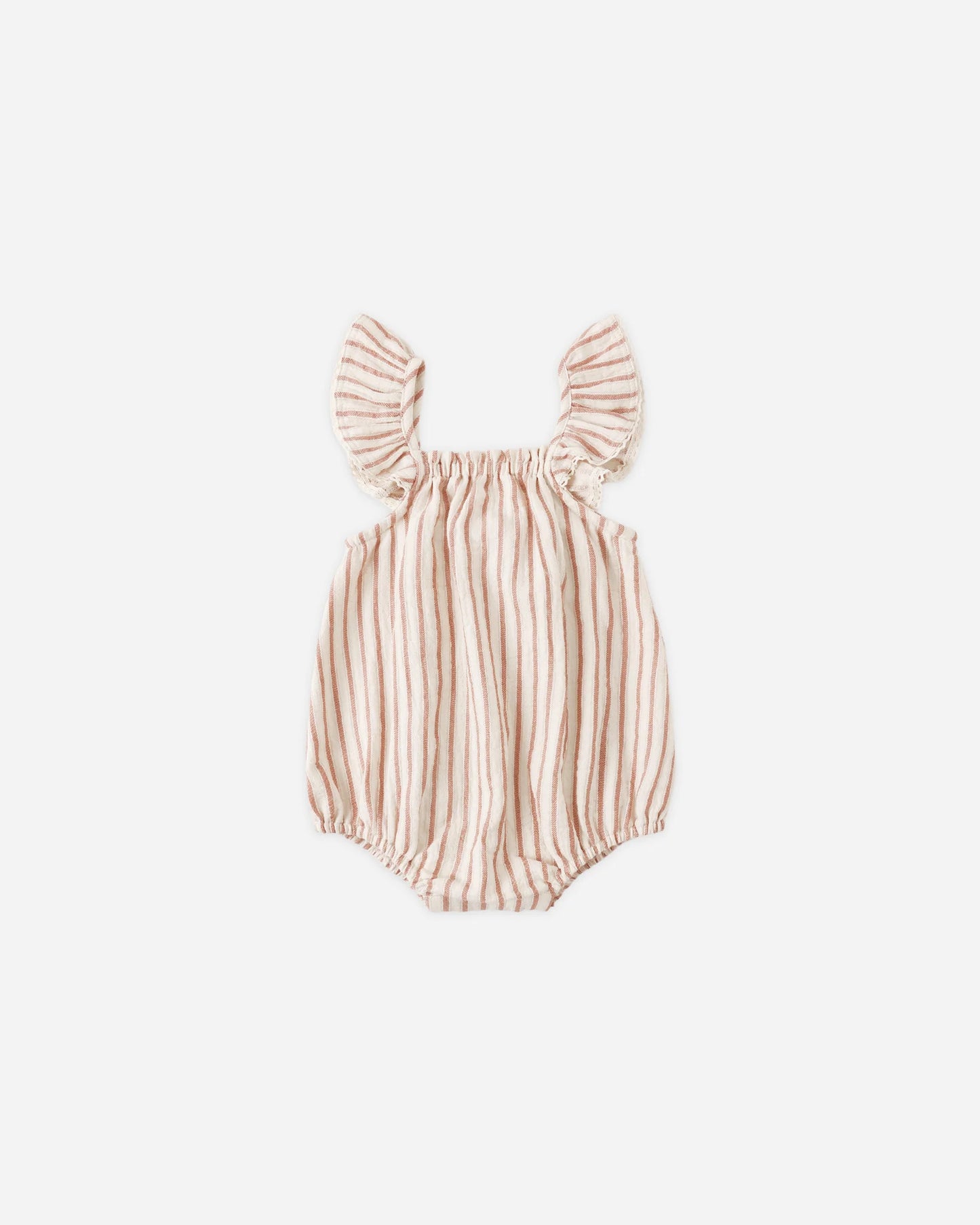 Quincy Mae Bonnie Romper Vintage Stripe