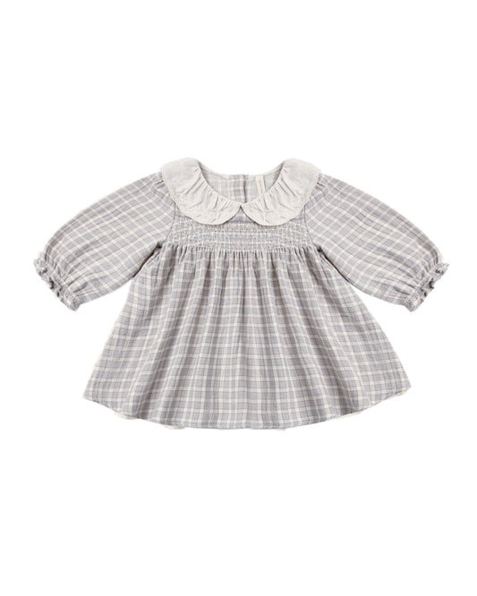 Quincy Mae Callie Dress || Blue Gingham