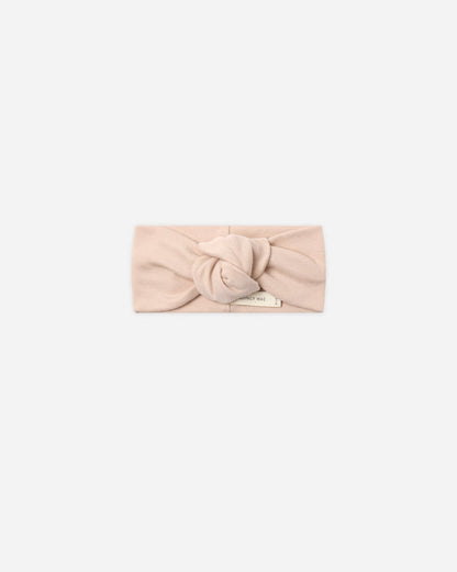 Quincy Mae Knotted Headband Dusty Rose 0-12M