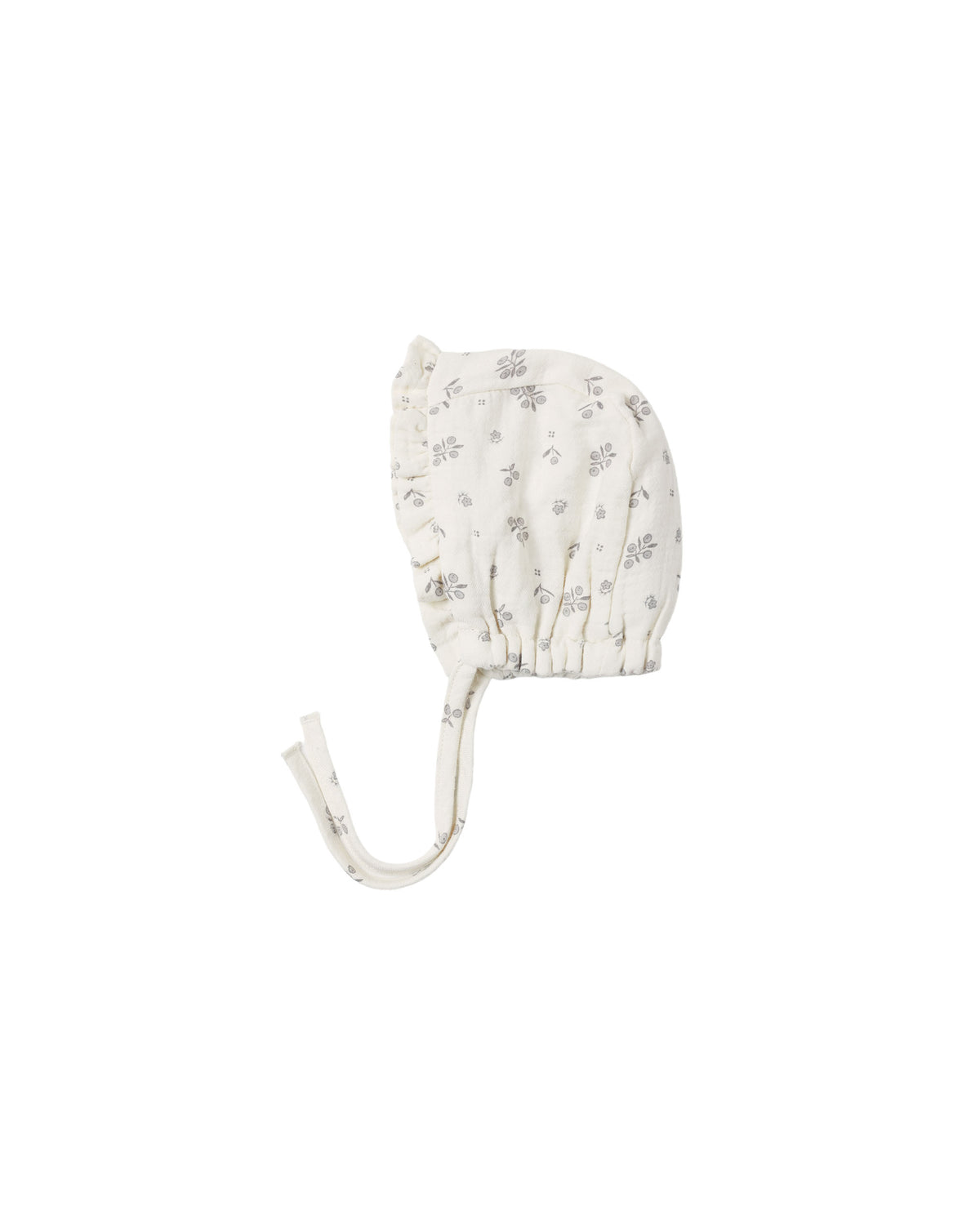 Quincy Mae Woven Ruffle Bonnet || Winter Berry