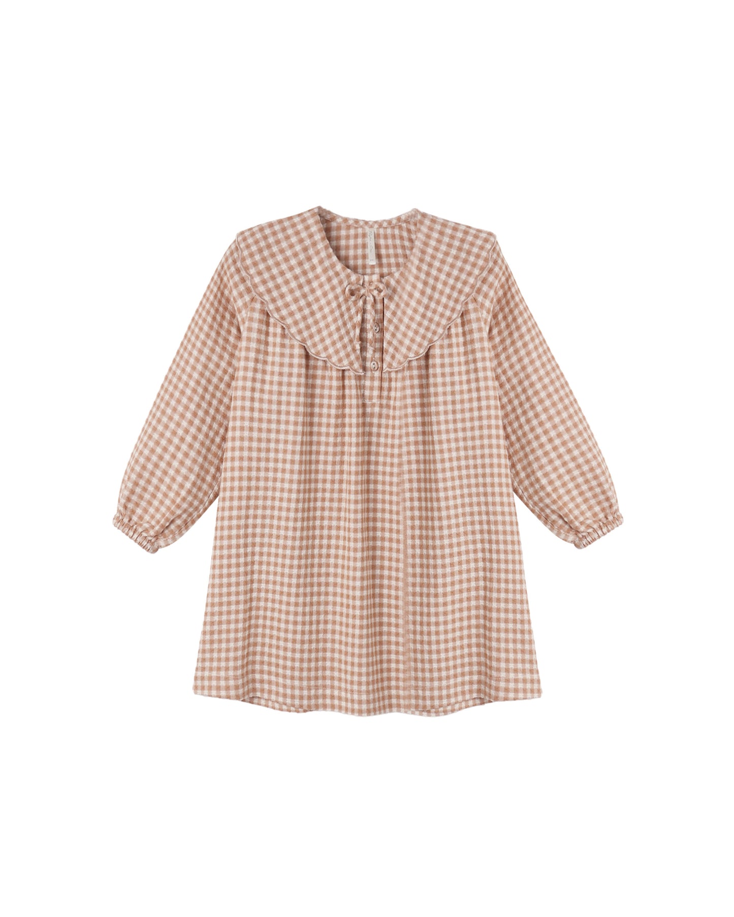 Rylee+Cru COLLETTE MINI DRESS FAWN GINGHAM