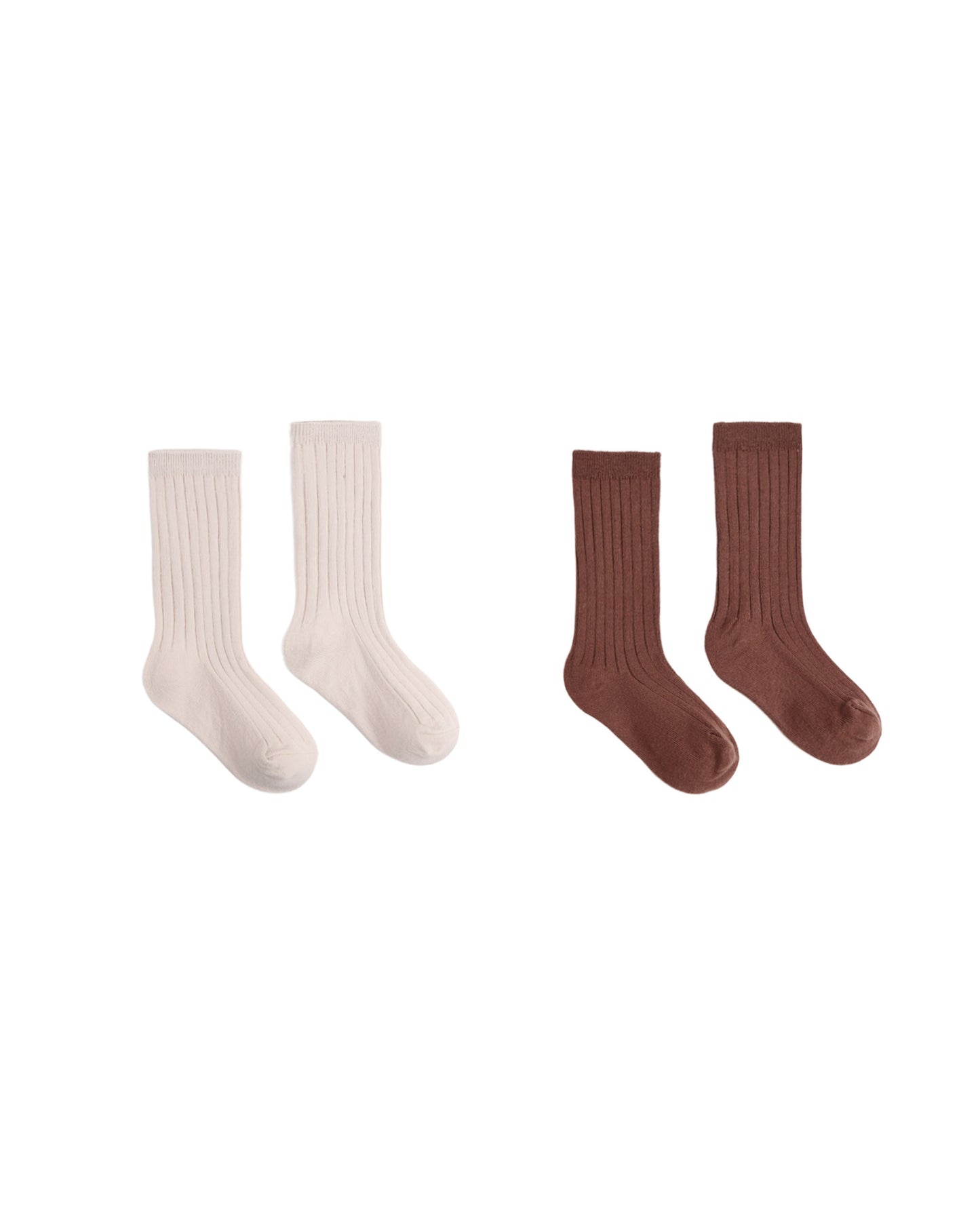 Rylee+Cru ribbed socks, 2-pack