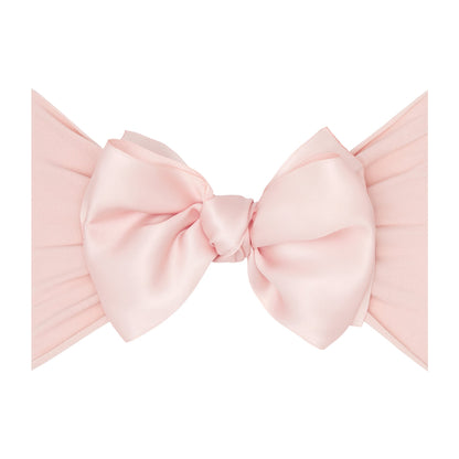 Baby Bling® - Satin FAB® soft nylon headband with satin bow