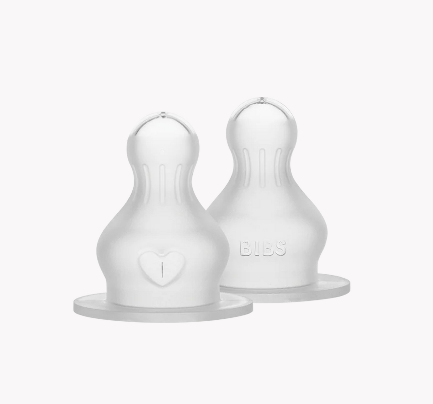 BIBS Bottle Nipple 2 Pack - Medical Grade Silicone