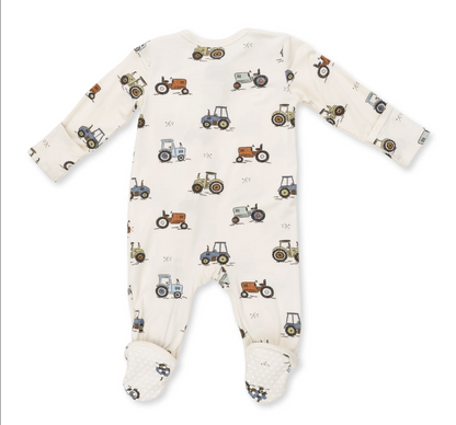 2-Way Zipper Footie - Future Farmer