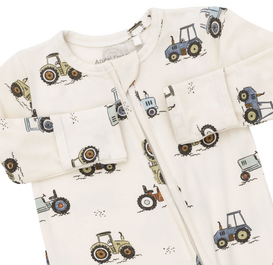 2-Way Zipper Footie - Future Farmer