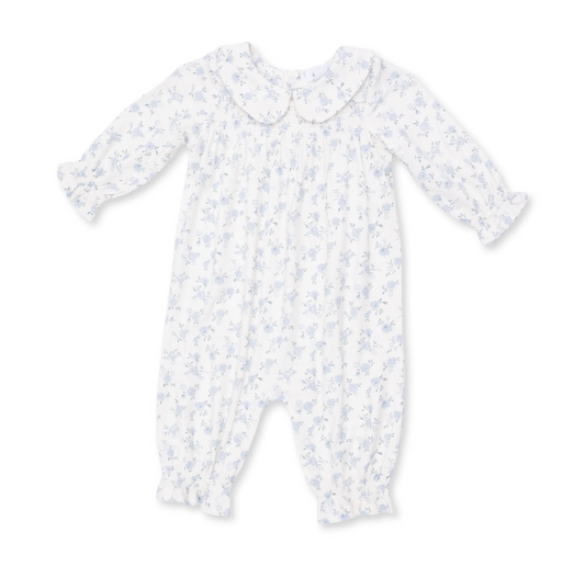 Smocked Long Sleeve Romper