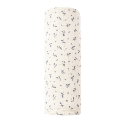 Quincy Mae Pointelle Baby Blanket || Blue Ditsy