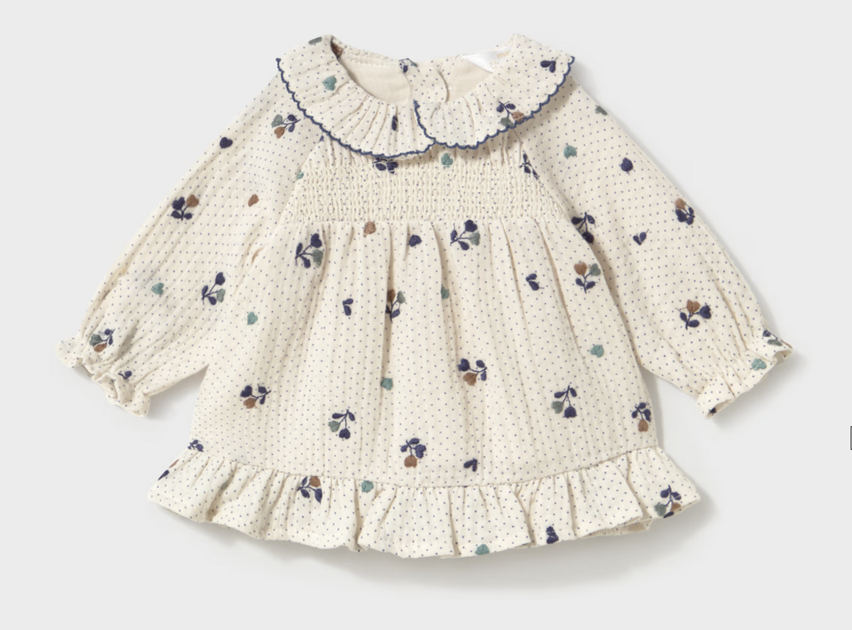 Mayoral Newborn Printed Dress 2823