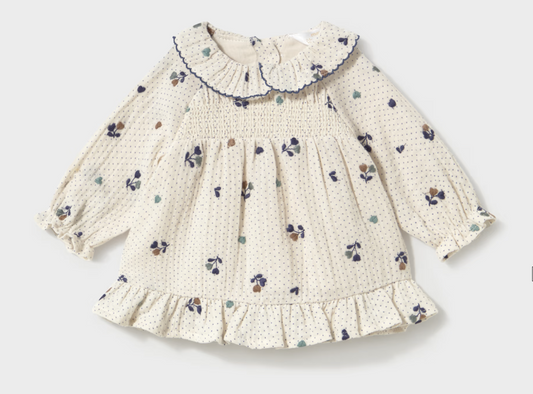 Mayoral Newborn Printed Dress 2823