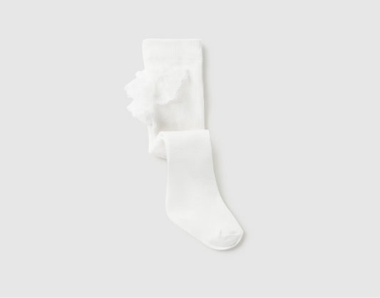 Mayoral Newborn Ruffle Tights 9103
