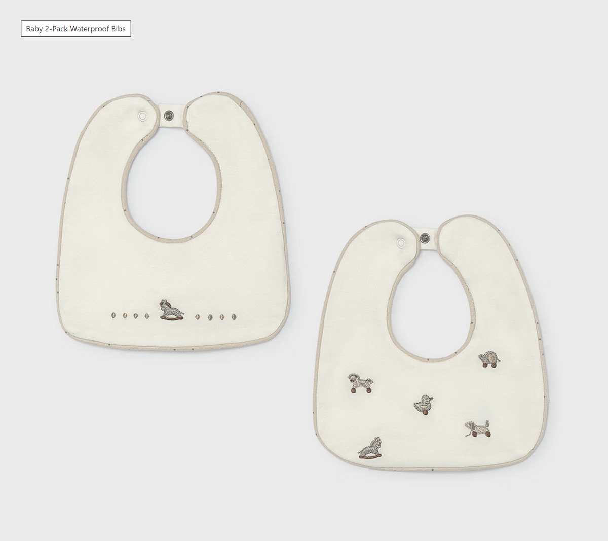 Mayoral Baby Set of 2 Bibs 9137
