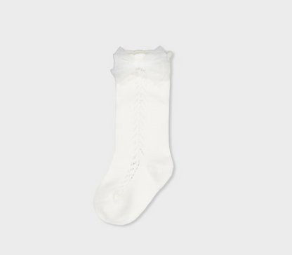 Mayoral Baby Knee-High Socks with Bow 10252