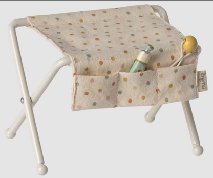 Maileg Nursery table, Baby mouse - Off White