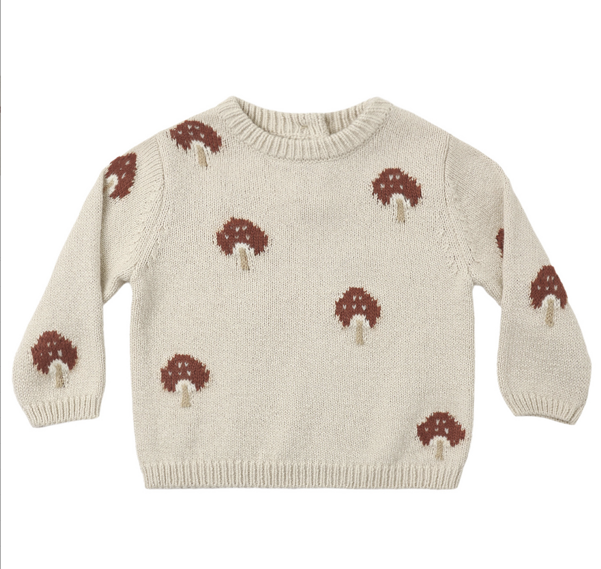 Quincy Mae Rex Sweater Mushroom