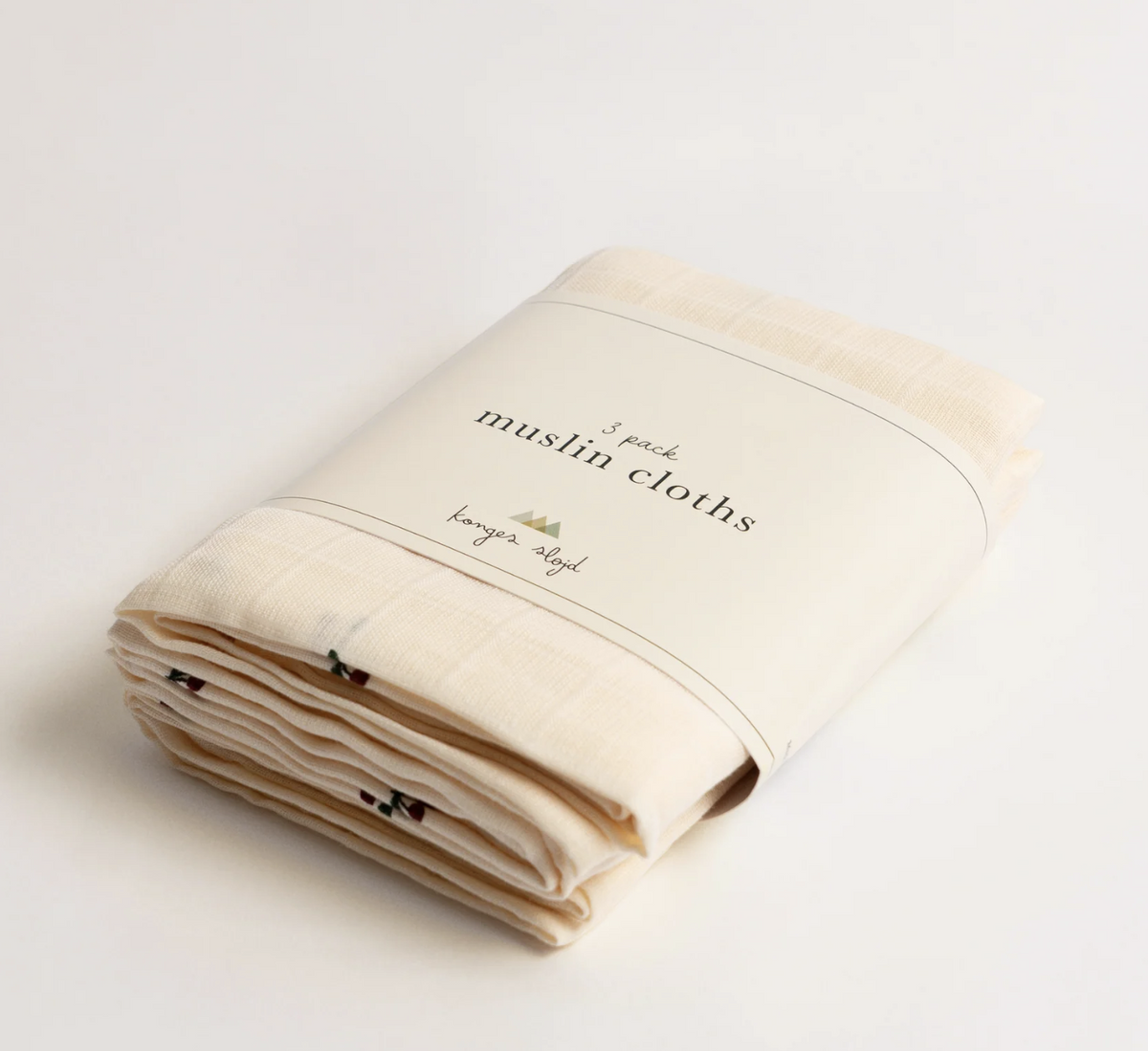Konges Sløjd Organic Cotton Muslin Cloths - 3 Pack