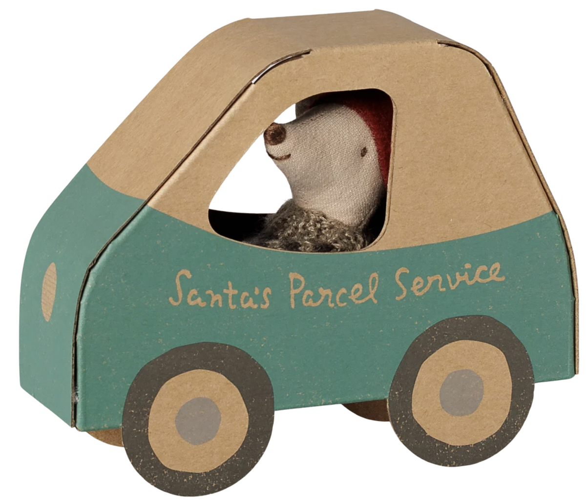 Christmas Mouse, Little Brother in Car Box