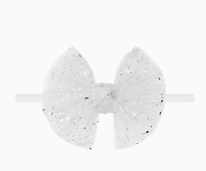 Baby Bling® - Tulle FAB® Skinny nylon headband with tulle bow