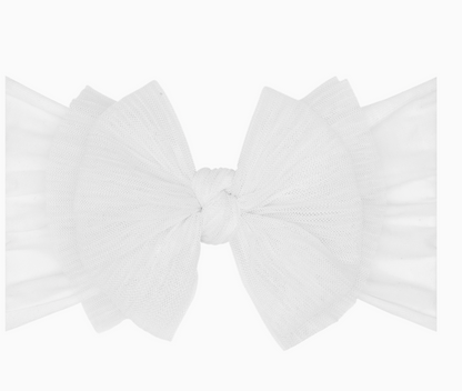 Baby Bling® - Tulle FAB® soft nylon headband with tulle bow