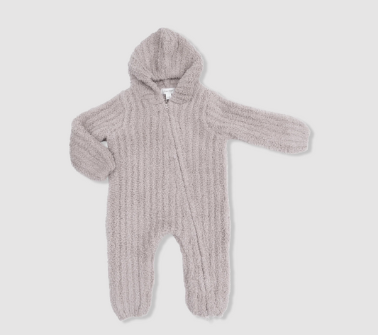 Chenille Hooded Romper