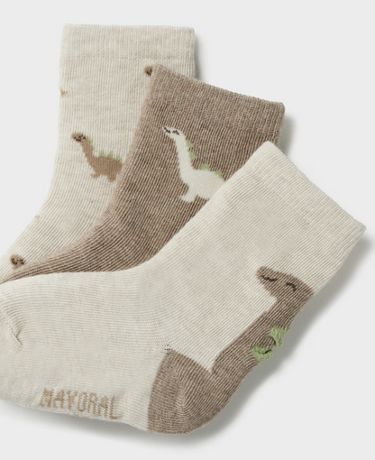 Mayoral Baby 3-pack Animal Socks 10248