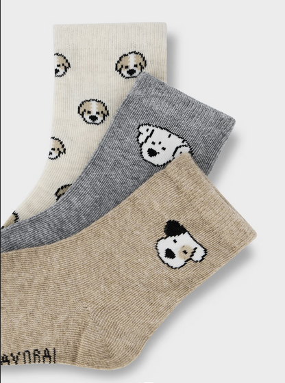 Mayoral Baby 3-pack Animal Socks 10248