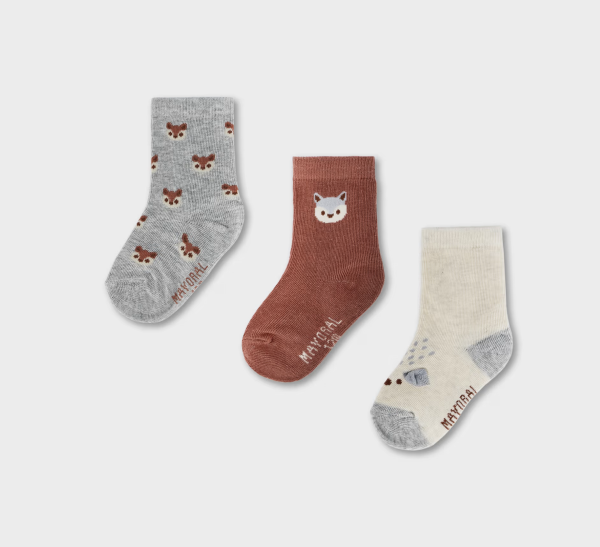 Mayoral Baby 3-pack Animal Socks 10248