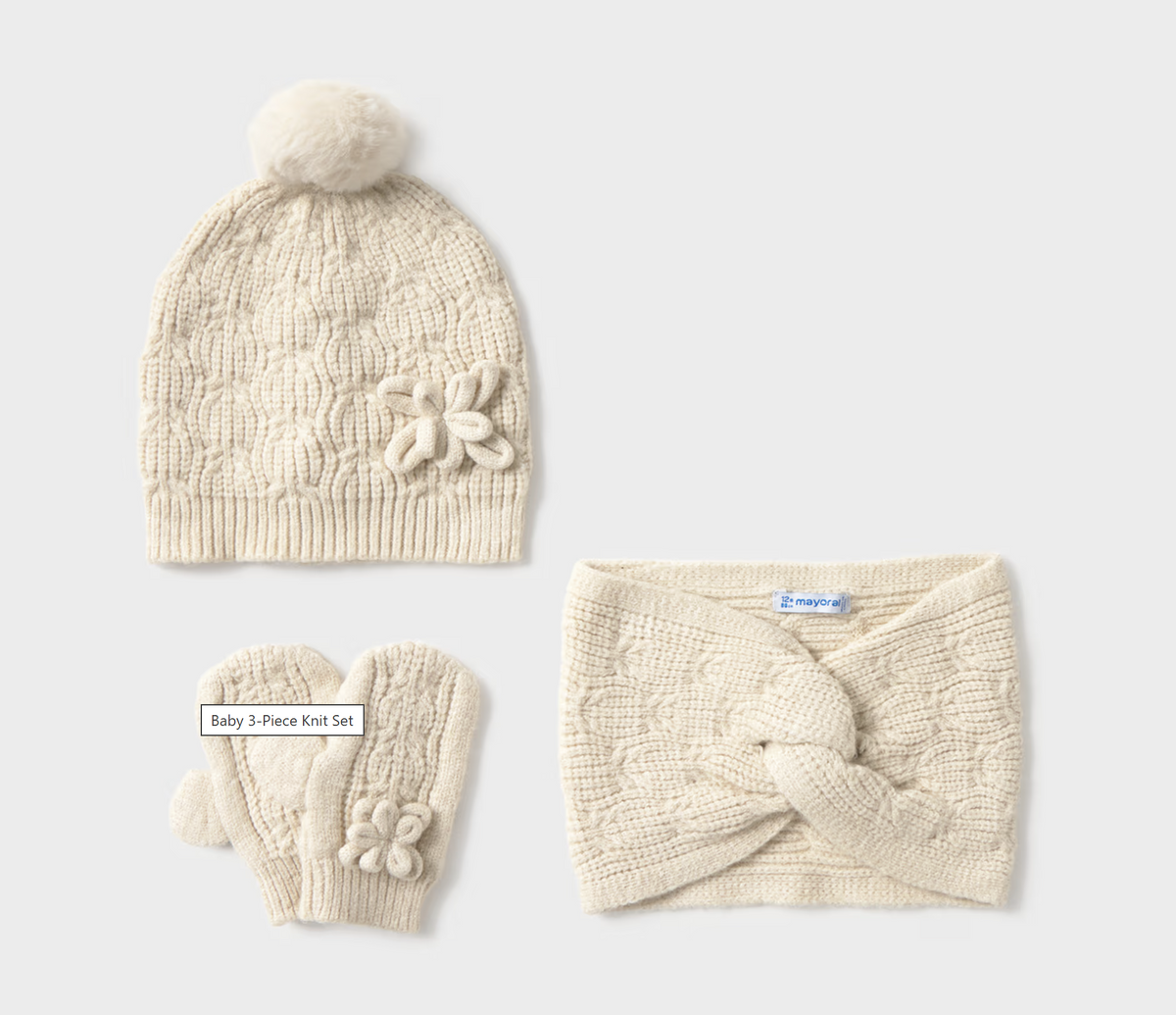Baby 3-Piece Knit Set 10258
