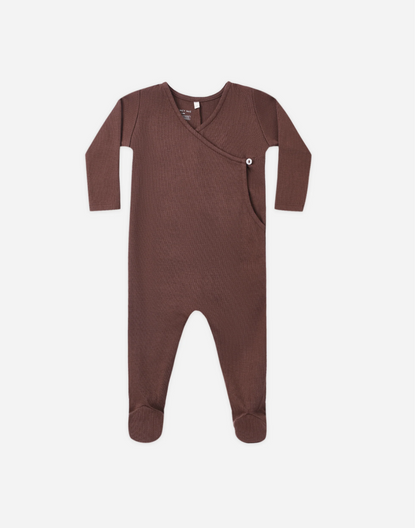 Quincy Mae Organic Pointelle Wrap Footie