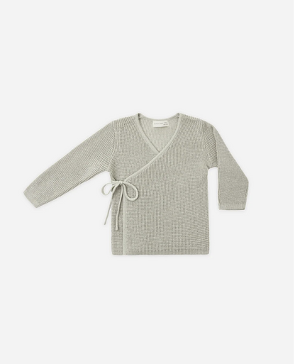 Quincy Mae Knit Wrap Top