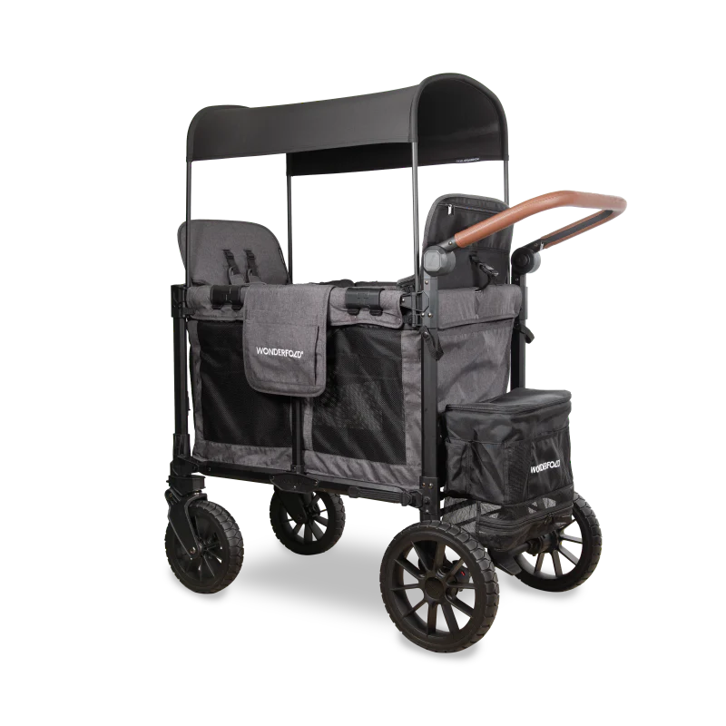 WonderFold W2 Luxe Pro Double Seater Stroller Wagon