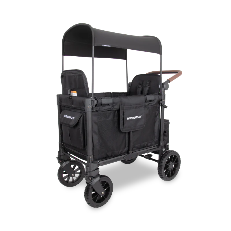 WonderFold W2 Luxe Pro Double Seater Stroller Wagon