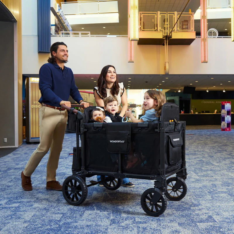 WonderFold W4 Luxe Pro 4-Seater Stroller Wagon