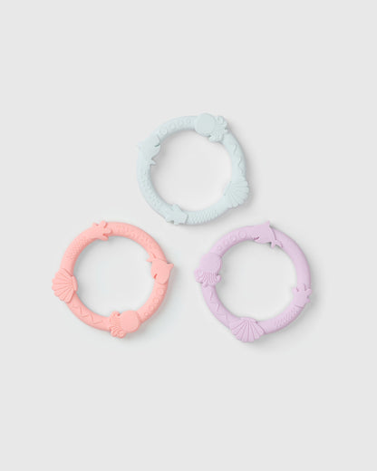 Wild Teething Ring Set