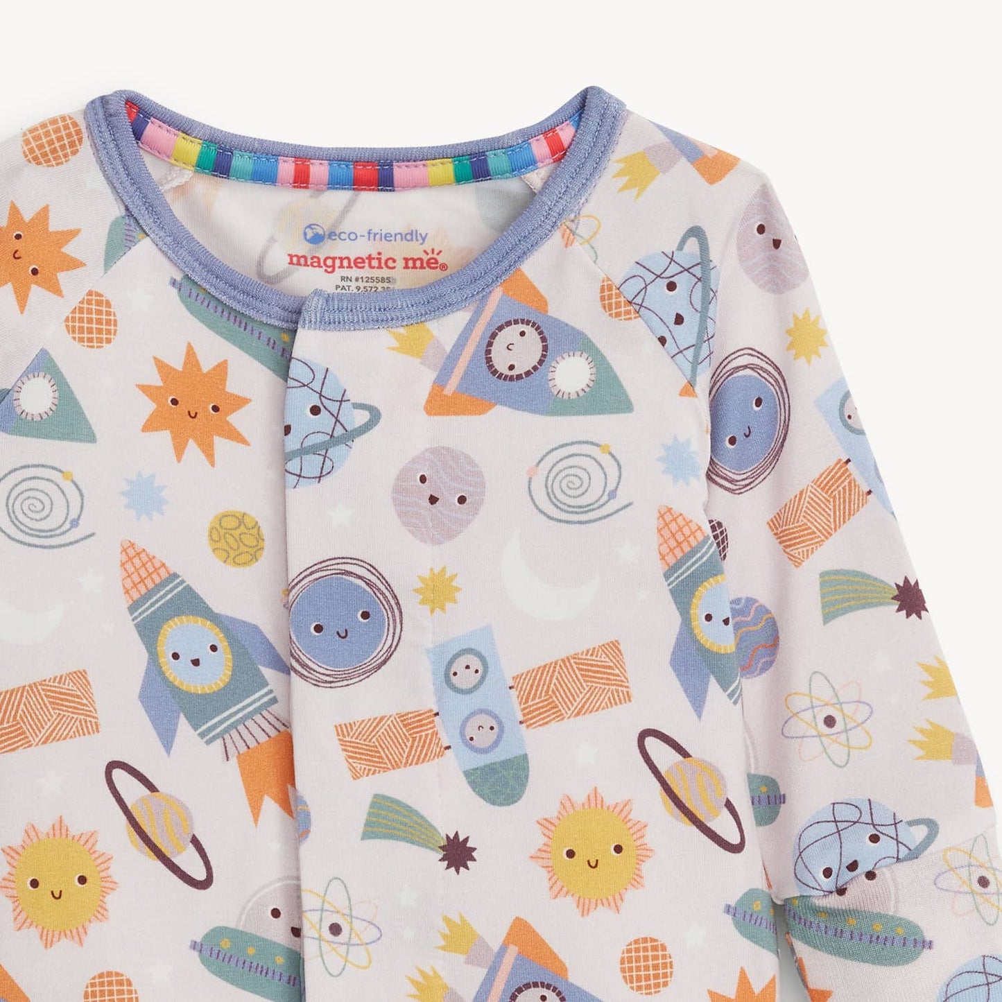 LET'S ROCKET MODAL MAGNETIC GROW WITH ME CONVERTIBLE COVERALL