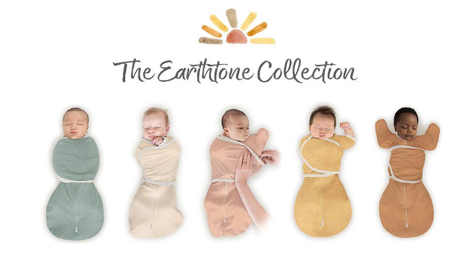 Omni Swaddle Sack, Heathered Gold: Small 6-14 Pound