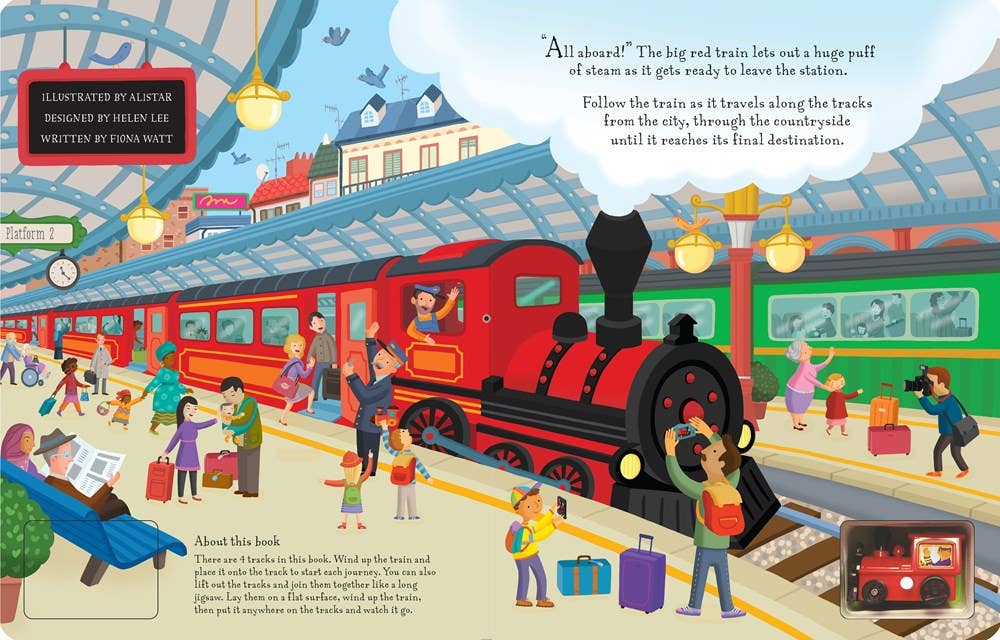 Wind-Up Train Activity Book