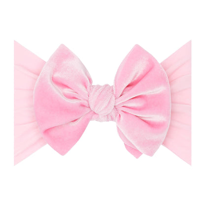 Baby Bling® Velvet FAB® soft nylon headband with velvet bow