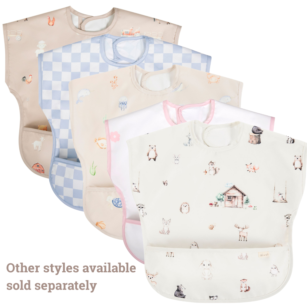 Smock Bib for Baby & Toddler (1-pc) Short Sleeve (Undersea)