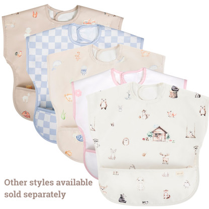 Smock Bib for Baby & Toddler (1-pc) Short Sleeve (Undersea)