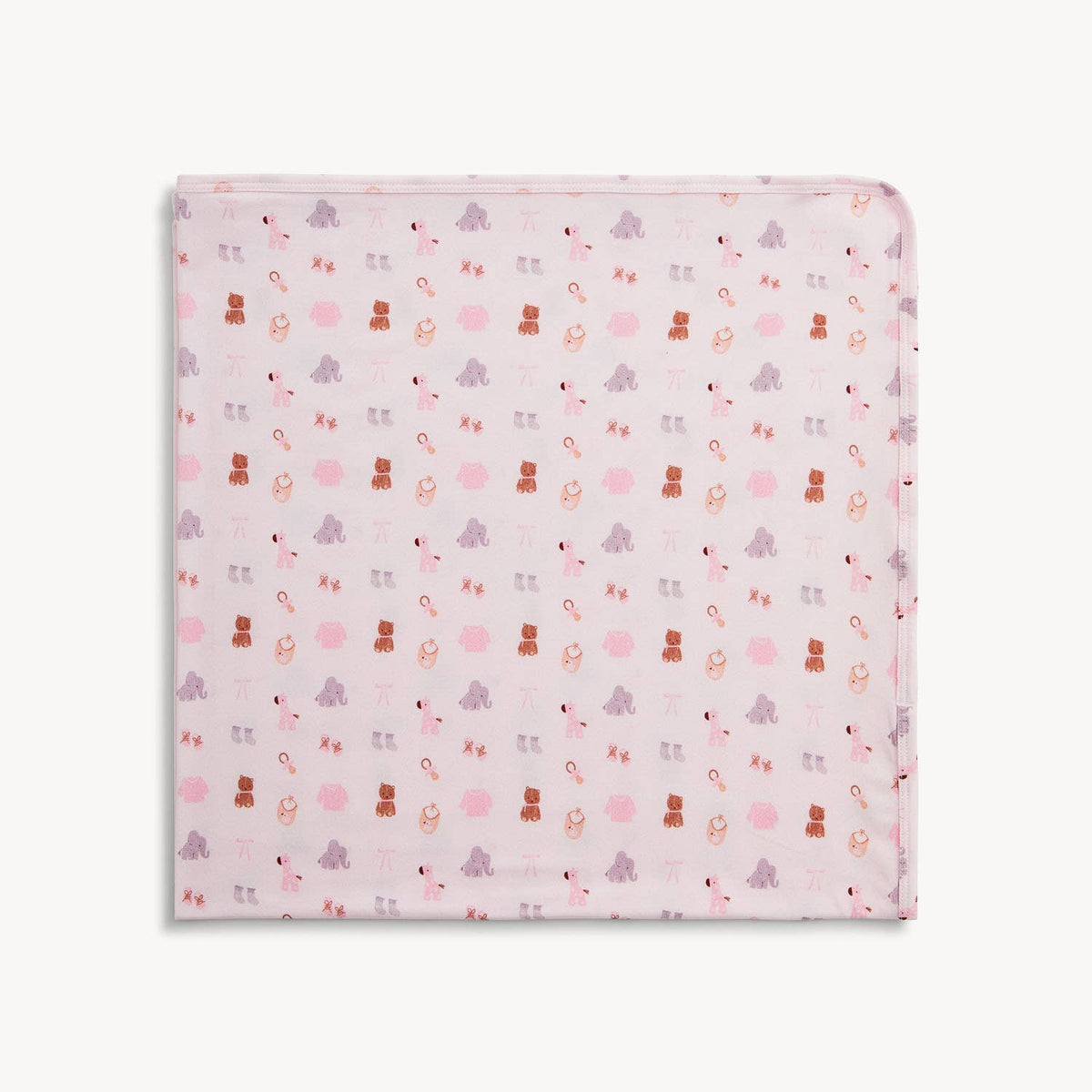 NURSERY NOSTALGIA PINK MODAL BLANKET: 680 / ONE SIZE