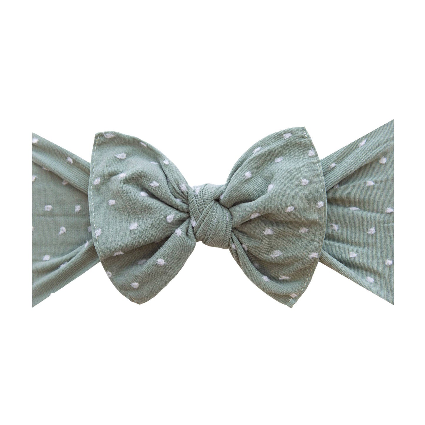 Baby Bling® Shabby Dot Knot soft nylon headband