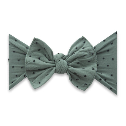 Baby Bling® Shabby Dot Knot soft nylon headband