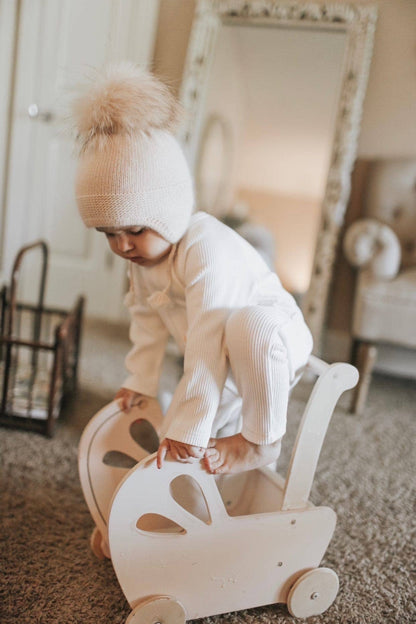 Petite Maison Kids. Cashmere Aviator Hat