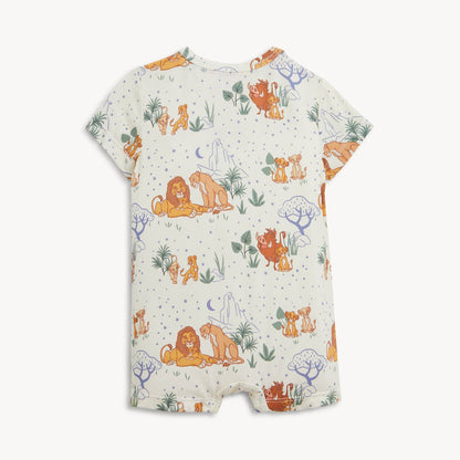 LION KING MODAL SHORT SLEEVE ROMPER