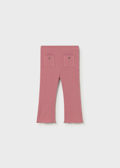 Baby Flare Rib Knit Leggings 1744