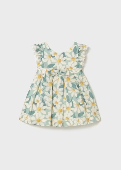 Baby Floral Print Ruffled Dress 1910
