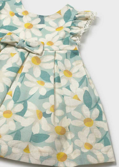 Baby Floral Print Ruffled Dress 1910