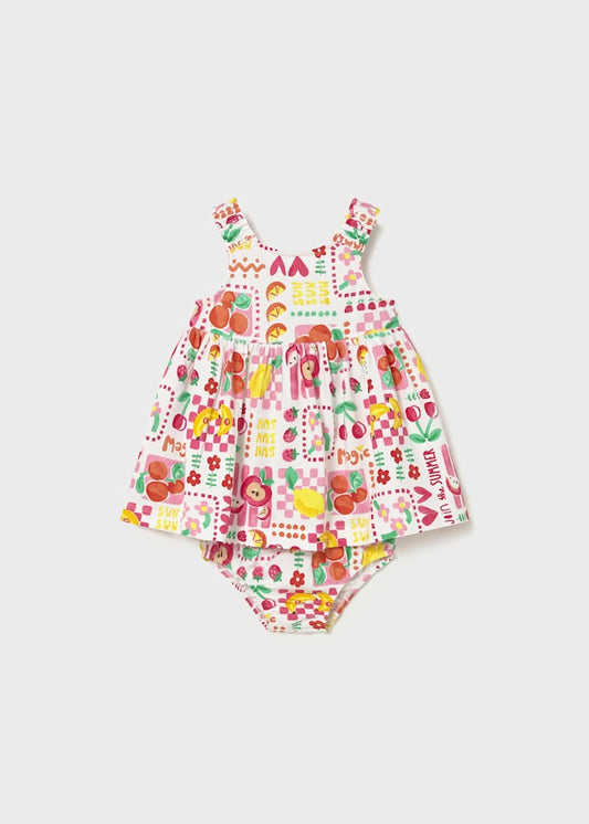 Baby Printed Dress with Bloomers 1927
